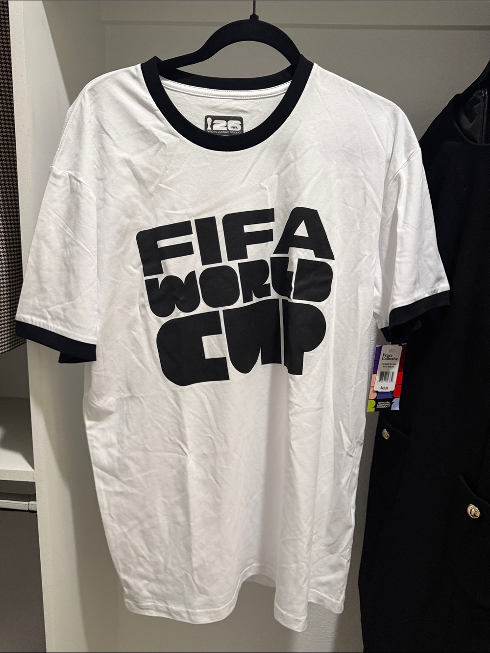 FIFA World Cup White & Black Ringer Graphic Tee